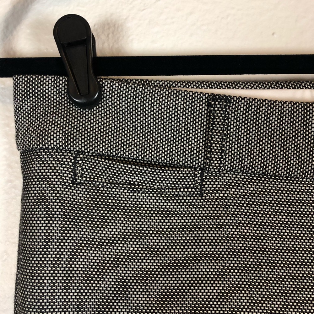 Banana Republic black white Sloan cropped pants 2 - Picture 3 of 8
